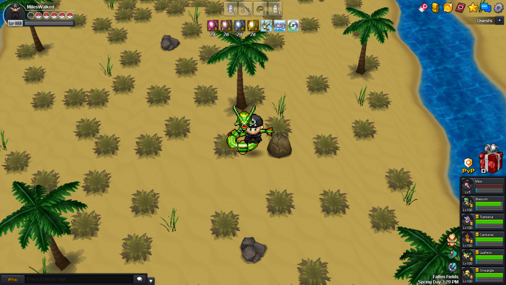 First smashable rock in Fallen Fields