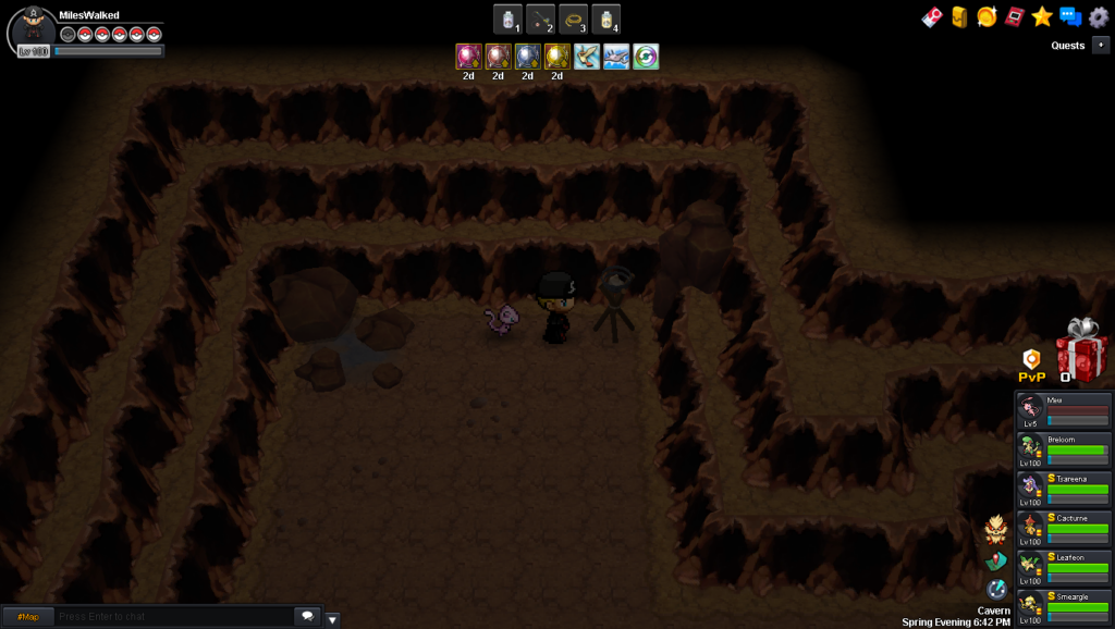 Torch 1 in Lighthouse Cavern