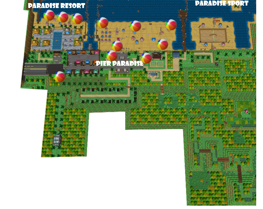Beach Balls Map